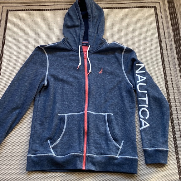 Nautica French Terry zip up Hoodie - Picture 1 of 4